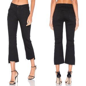 MOTHER Insider Crop Step Fray Denim Jeans in Not Guilty 26